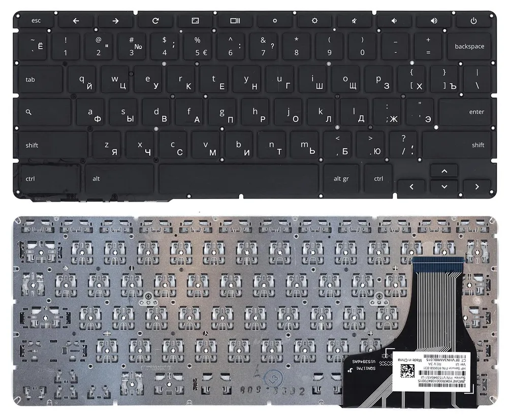 

Клавиатура для HP Chromebook 13 G1 Series, черная