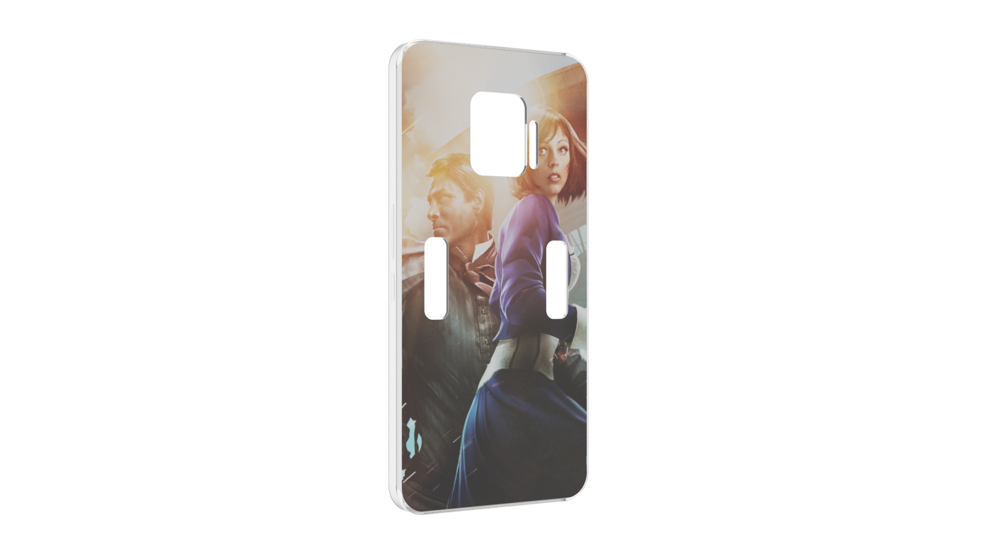 

Чехол MyPads Bioshock Infinite для ZTE Nubia Red Magic 7 Pro, Прозрачный, Tocco