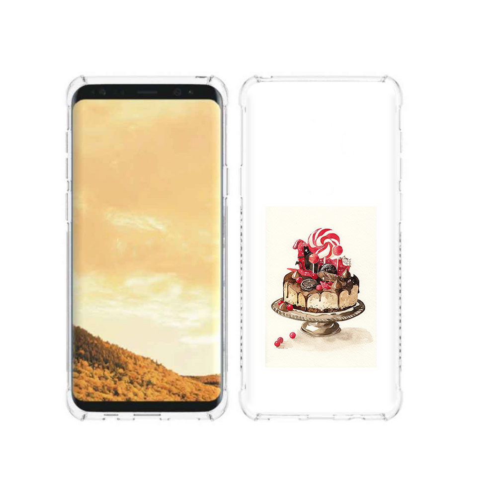

Чехол MyPads Tocco для Samsung Galaxy S9 вкусный торт (PT98329.588.262), Прозрачный, Tocco