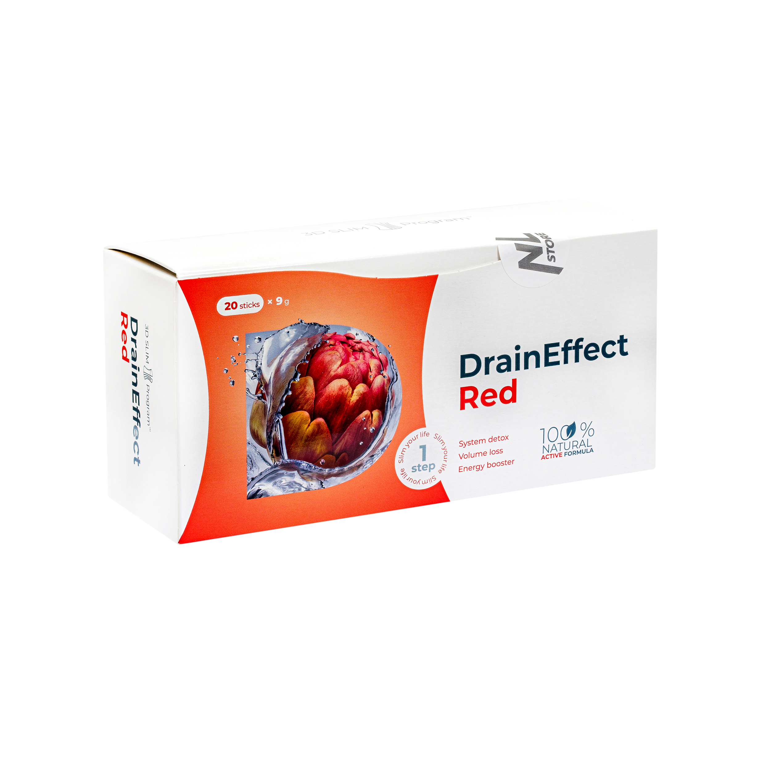 Дренирующий напиток DrainEffect Red, 20 шт