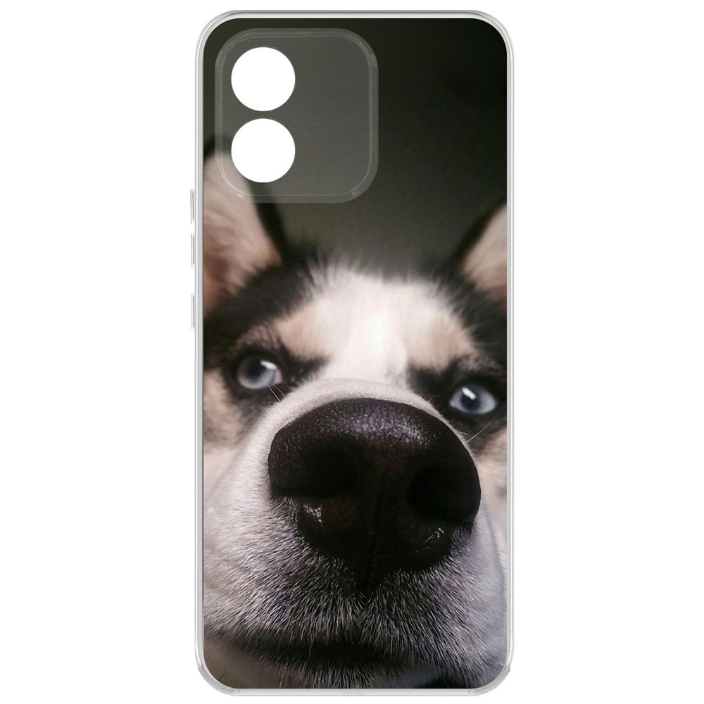 

Чехол-накладка Krutoff Clear Case Нос для Honor X5, Прозрачный