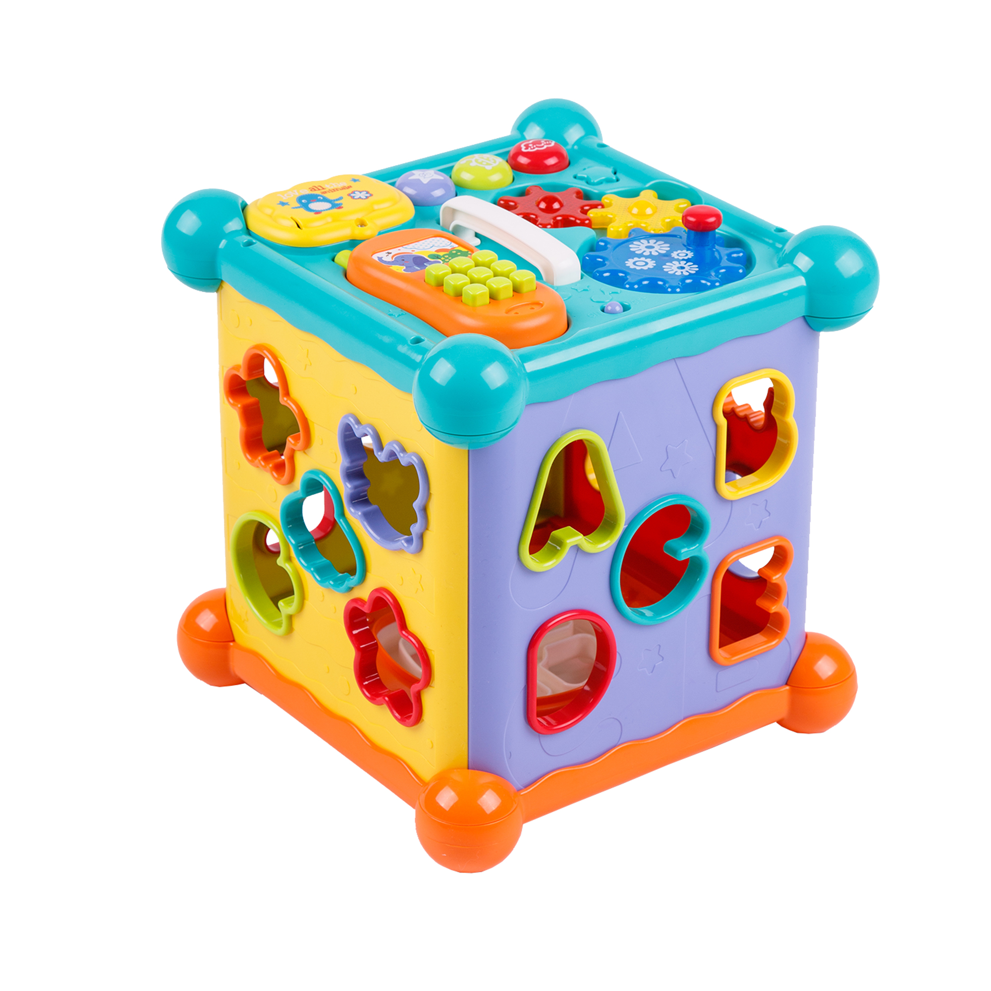Развивающий интерактивный куб  Musical Play Cube; Сортер; музыка; Бизиборд; Подарок