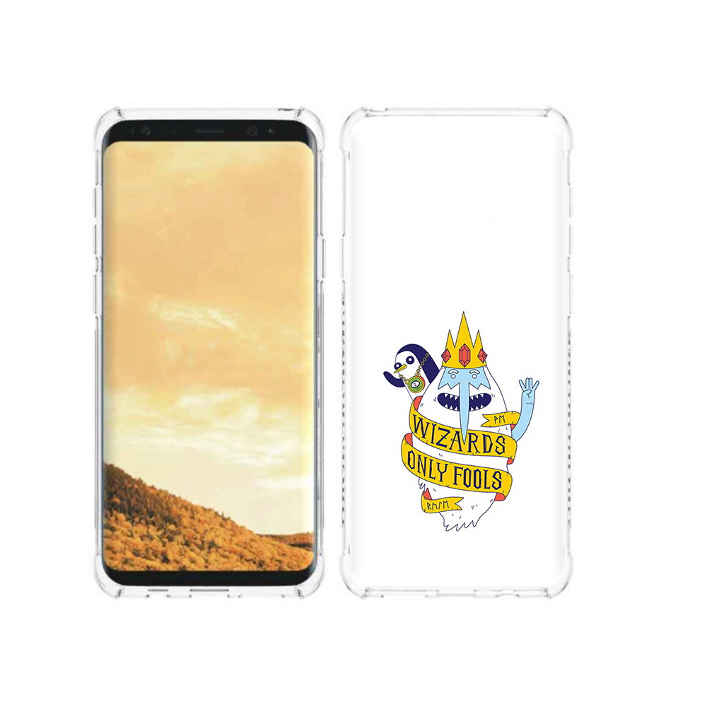 

Чехол MyPads Tocco для Samsung Galaxy S9 время приключений снежный король, Прозрачный, Tocco