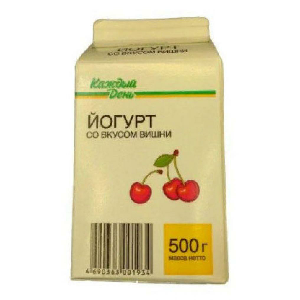 

Питьевой йогурт Каждый День вишня 2,5% 500 г
