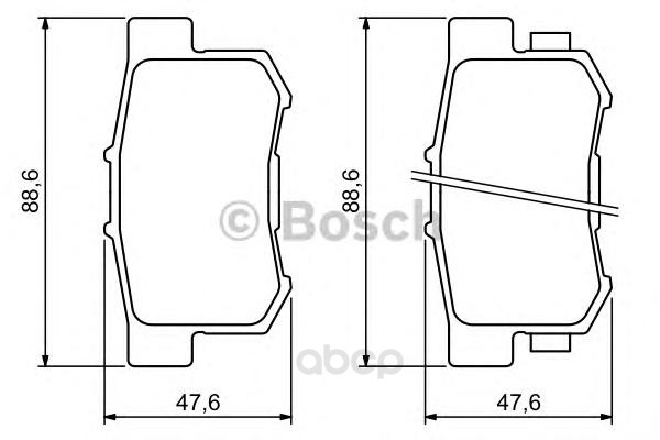 

Колодки тормозные дисковые задн HONDA: CR-V II (RD_) 2.0/2.2 CTDi 01-06, FR-V (BE) 1.7/1.8