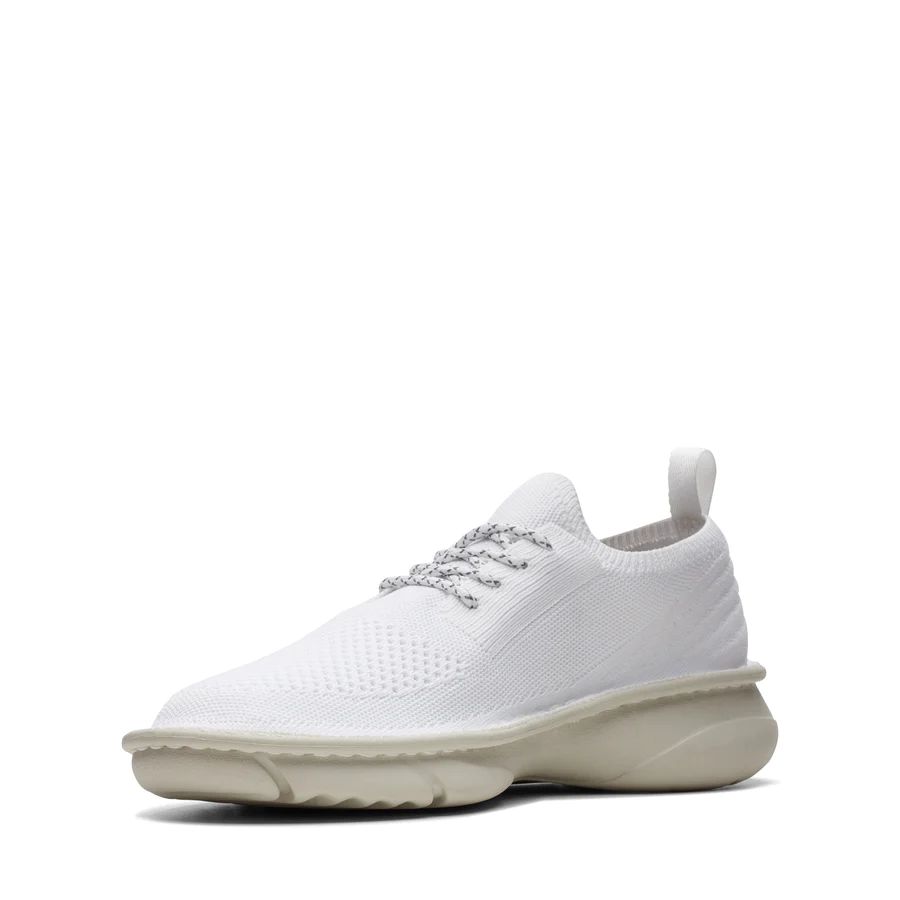 

Кроссовки женский Clarks 26167340 белые 36 EU, Белый, 26167340