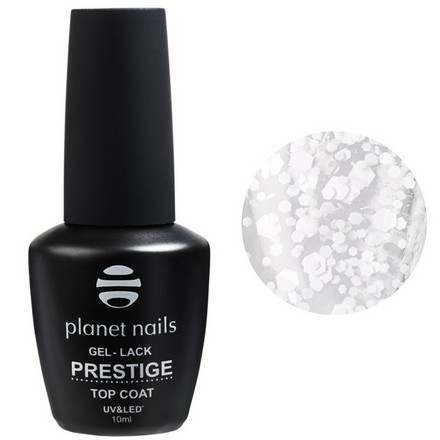 фото Топ для гель-лака planet nails prestige glossy snow white