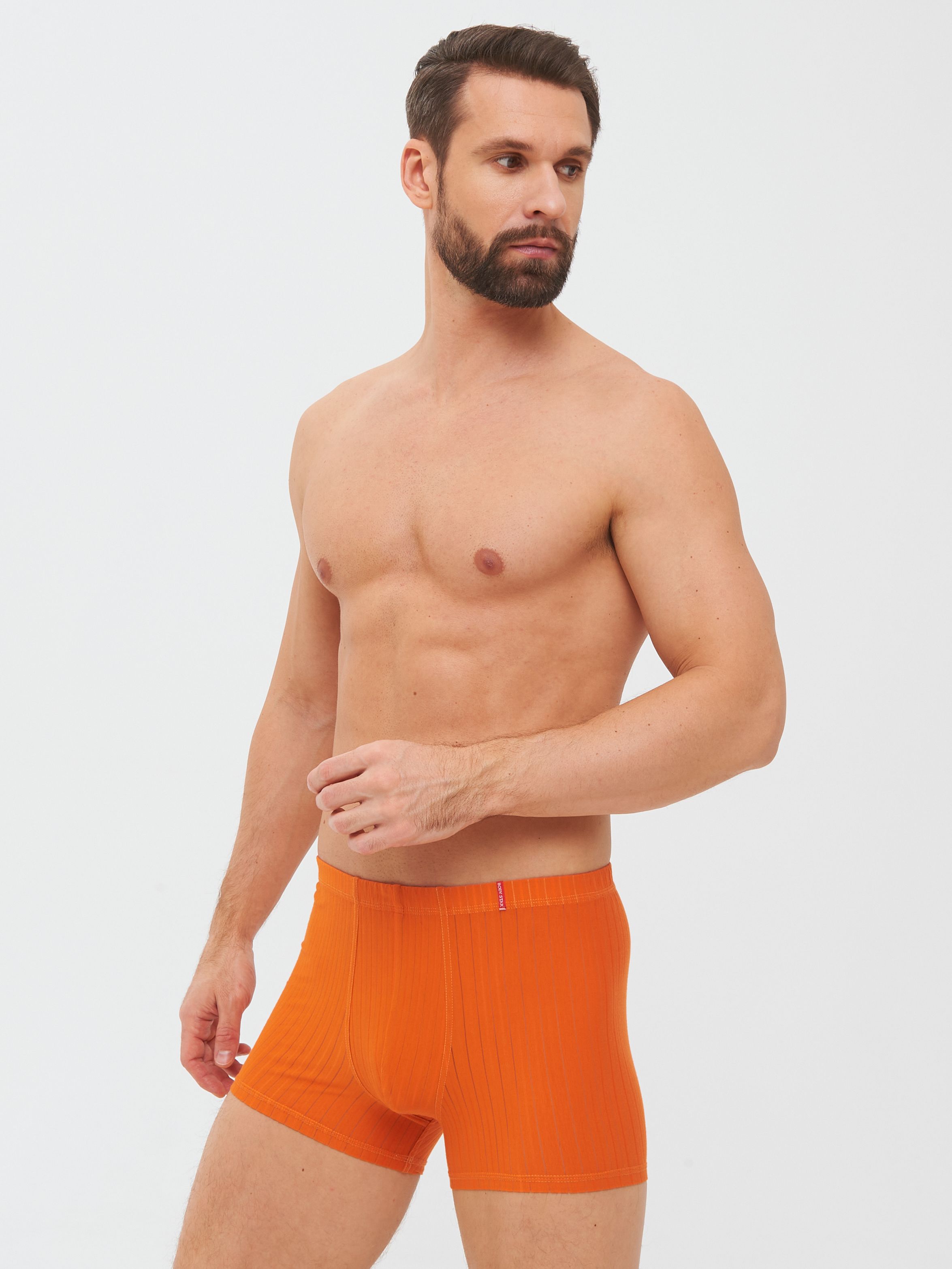 

Трусы мужские Body Star 5510 оранжевые 4XL, Оранжевый, 5510