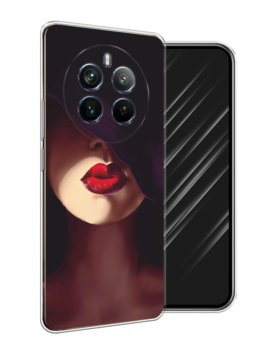 

Чехол Awog на Realme 12+ "Красные губы", Черный;бежевый;красный, 2516350-1