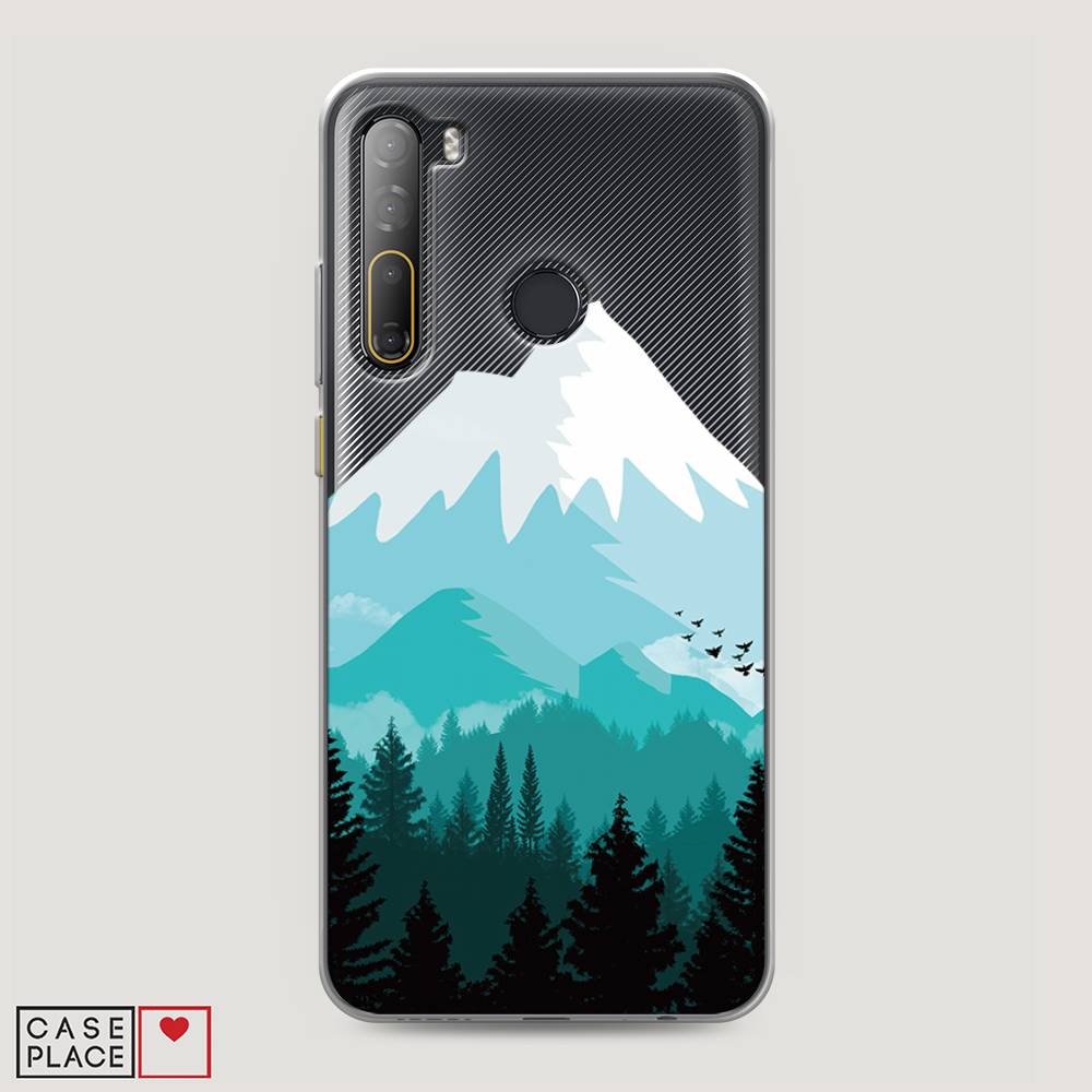 фото Чехол на htc desire 20 pro "синяя снежная гора" case place