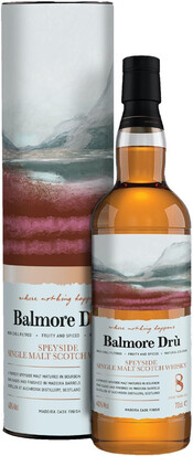 

Виски Balmore Dru Speyside 8 Years Old в тубе 40% 0,7 л