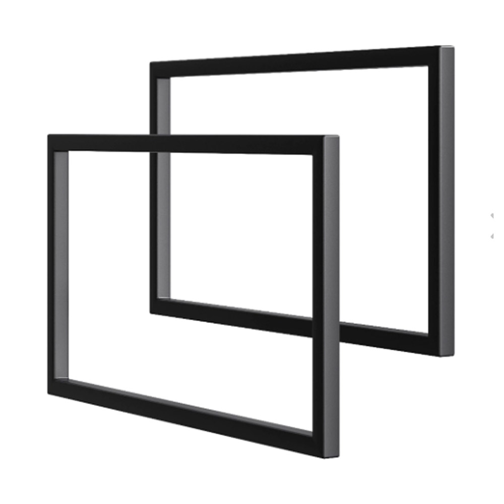 фото Кронштейн для столешницы 470х320х30 мм черный асб-мебель (30320) (2 шт.)
