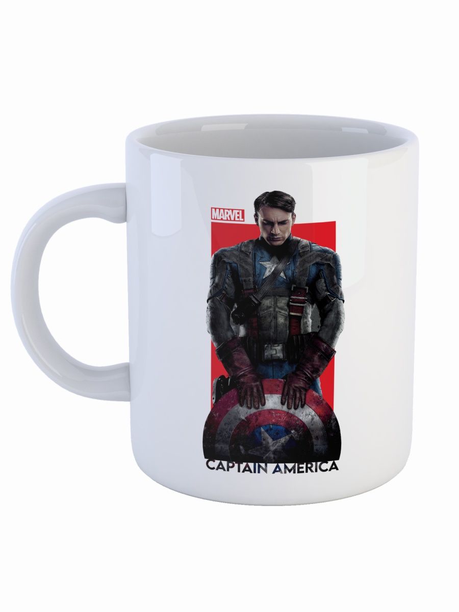 фото Кружка сувенирshop "капитан америка captain america marvel" 330 мл