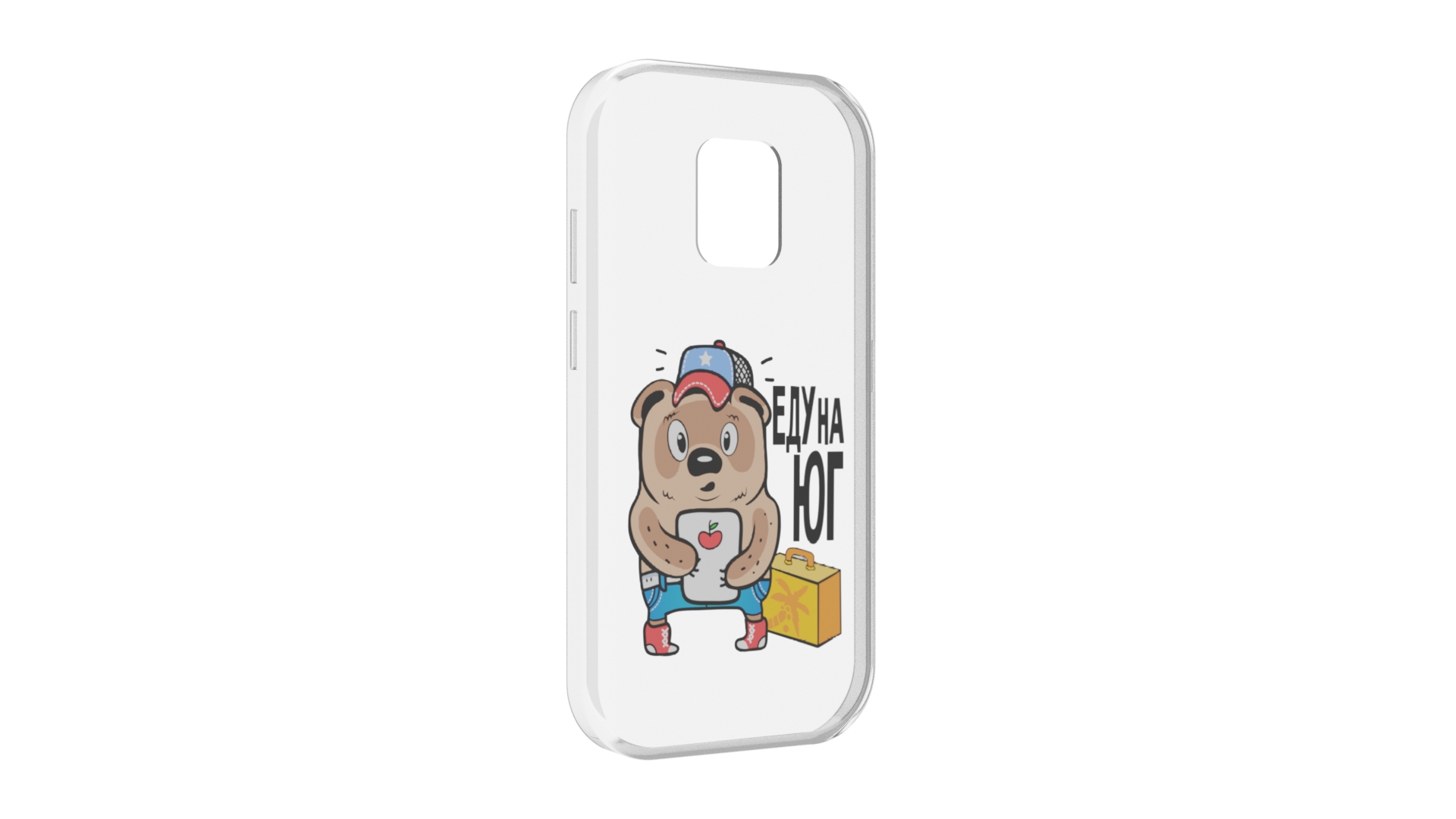 

Чехол на Xiaomi Redmi 6 Plus/6 Pro/A2 Lite "Красная маска самурая", Прозрачный, Tocco