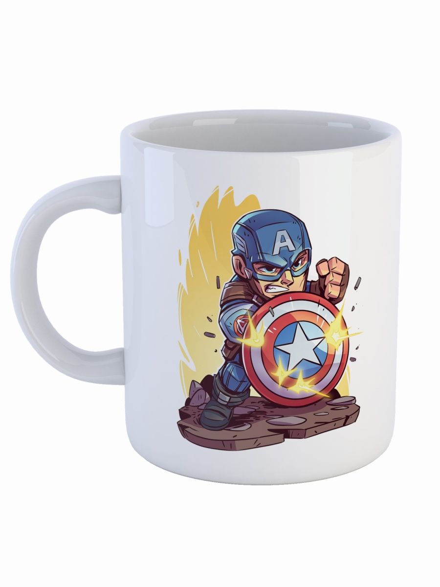 фото Кружка сувенирshop "капитан америка captain america marvel" 330 мл