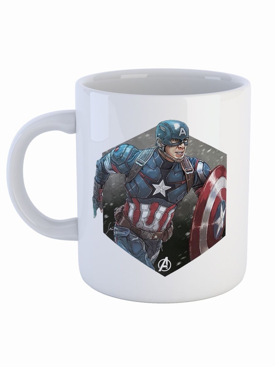 фото Кружка сувенирshop "капитан америка captain america marvel" 330 мл