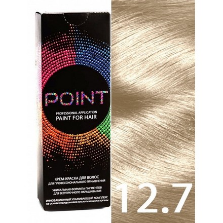 Купить Крем-краска для волос POINT 12.7