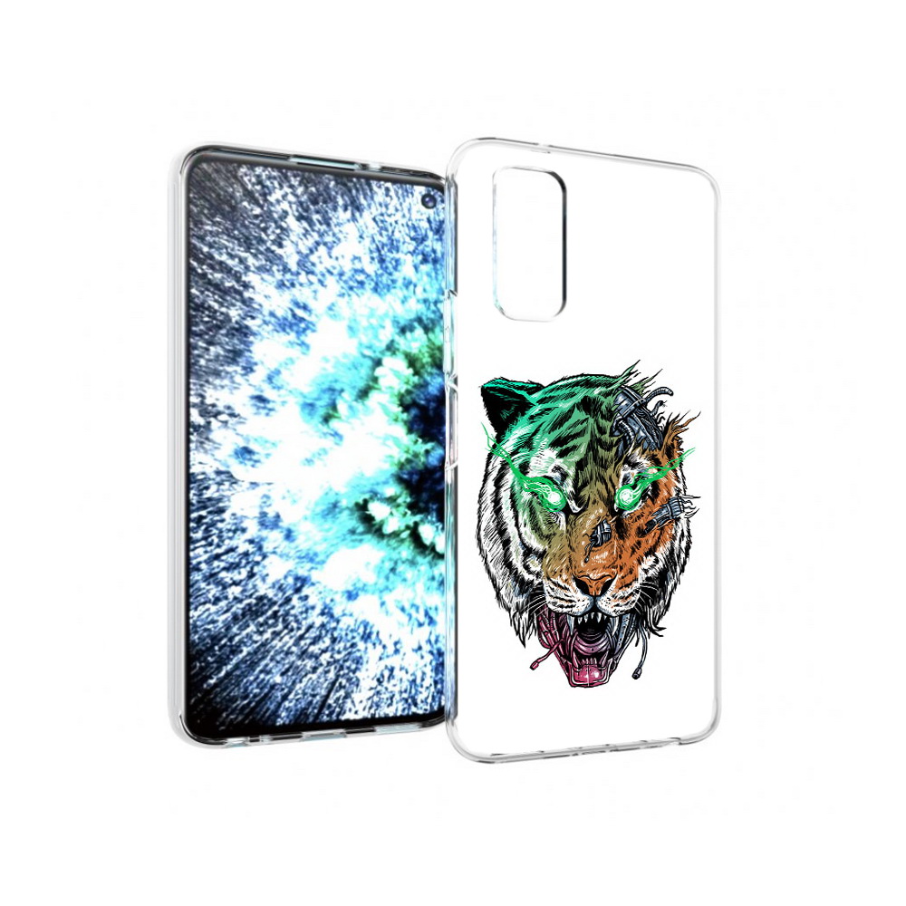 

Чехол MyPads Tocco для Vivo IQOO Neo 3 робо-тигр (PT157205.400.584), Прозрачный, Tocco