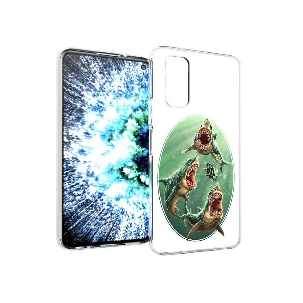 

Чехол MyPads Tocco для Vivo IQOO Neo 3 синяя бездна (PT157205.400.600), Прозрачный, Tocco