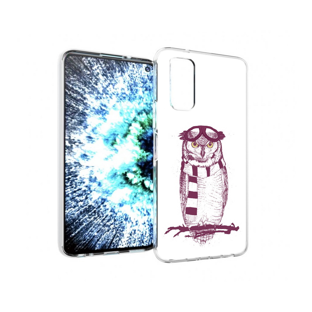 

Чехол MyPads Tocco для Vivo IQOO Neo 3 сова-летчик (PT157205.400.612), Прозрачный, Tocco