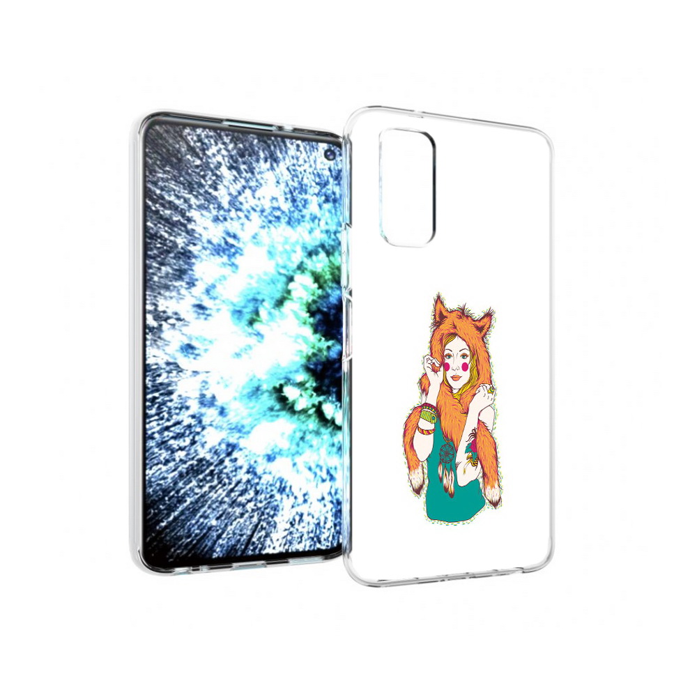 

Чехол MyPads Tocco для Vivo IQOO Neo 3 Девушка лиса (PT157205.400.62), Прозрачный, Tocco