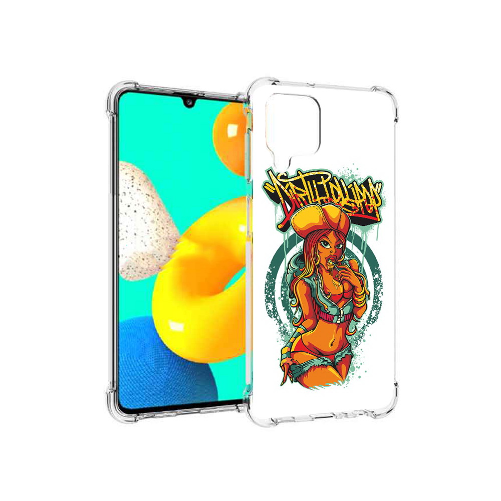 Чехол MyPads Tocco для Samsung Galaxy M22 нарисованная девушка комикс (PT226931.524.500)