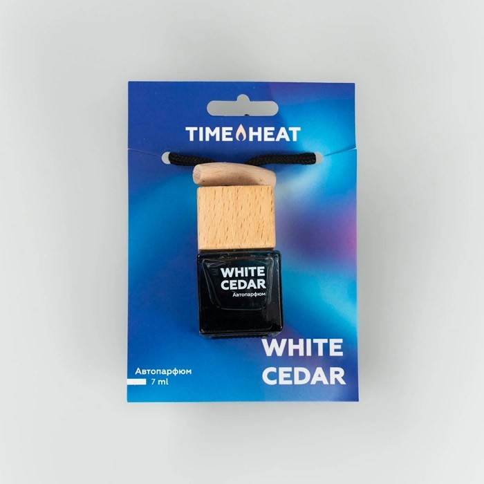 Автопарфюм Time Heat White Cedar, 7 мл