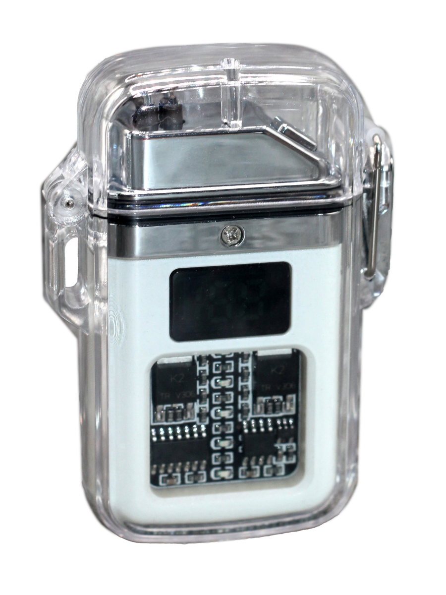 

Электронная USB зажигалка водонепроницаемая LIGHTERS, белая, Белый, 5-234 Белая