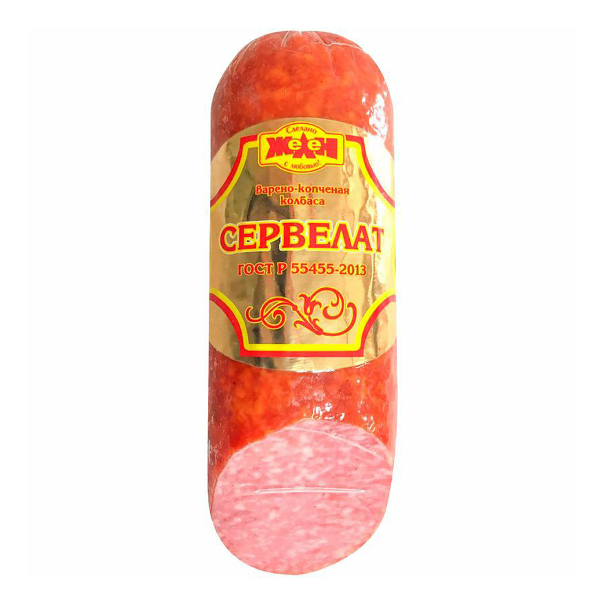 

Колбаса варено-копченая ЖеЛен Сервелат