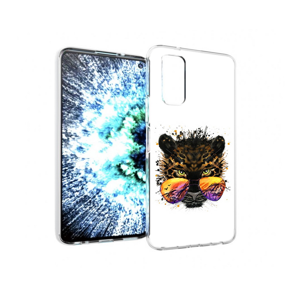 

Чехол MyPads Tocco для Vivo IQOO Neo 3 тропический леопард (PT157205.400.649), Прозрачный, Tocco