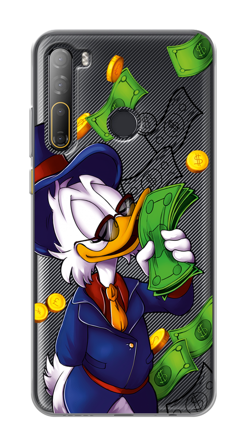 

Чехол на HTC Desire 20 Pro "Scrooge McDuck with Money", Синий;зеленый;белый, 102750-6