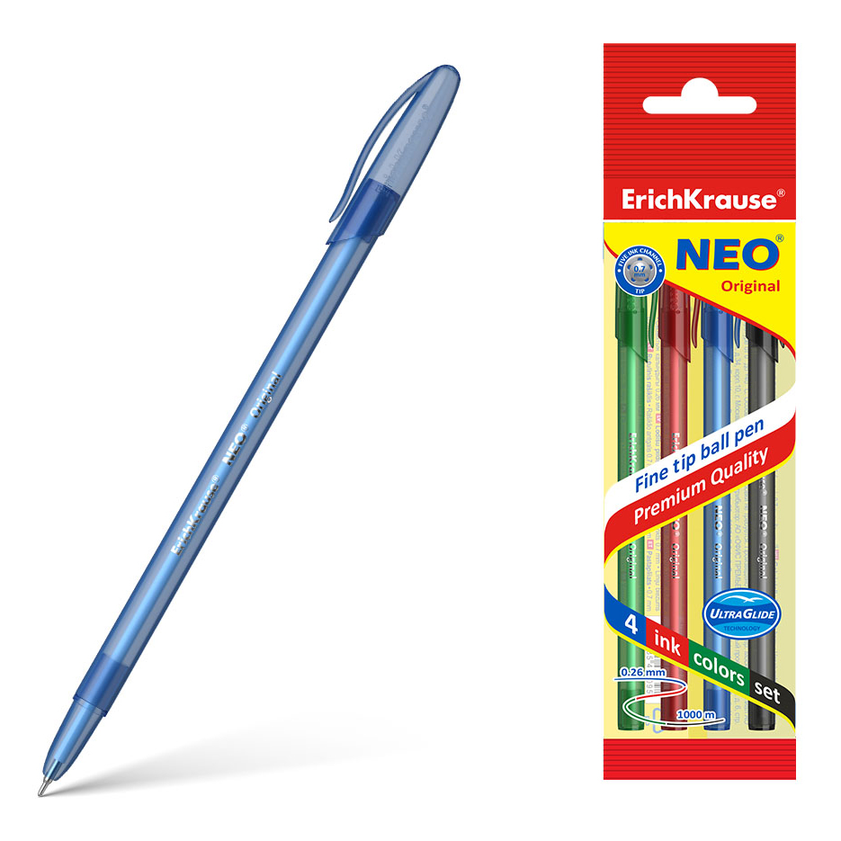 

Набор ручек Erich Krause Neo Original 4 шт