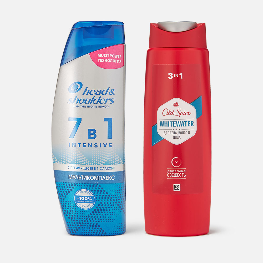 Набор подарочный Head & Shoulders x Old Spice шампунь Intensive и гель для душа Whitewater