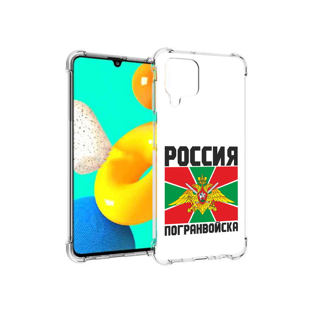 

Чехол MyPads Tocco для Samsung Galaxy M22 погранвойска (PT226931.524.548), Прозрачный, Tocco