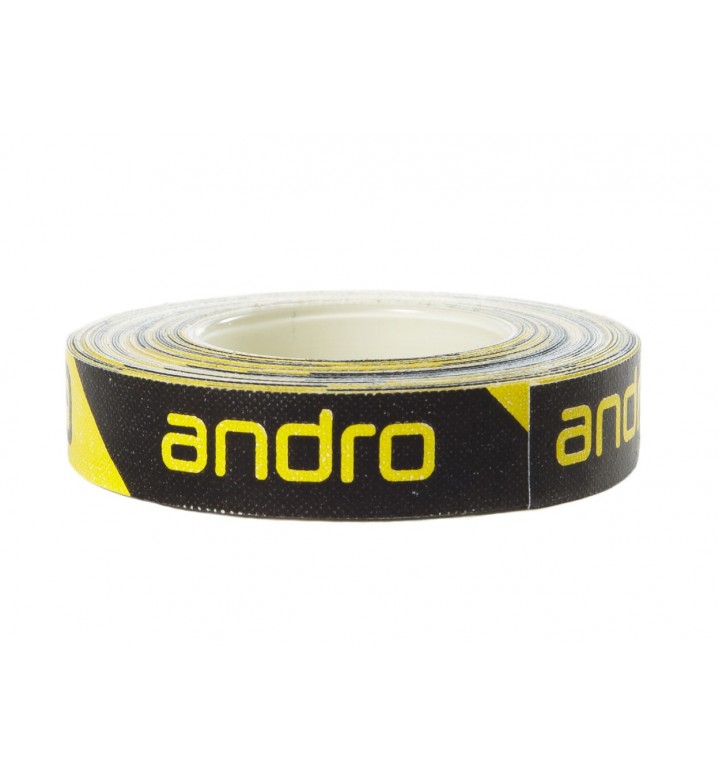 Торцевая лента для настольного тенниса ANDRO 1m/10mm CI, Black/Yellow