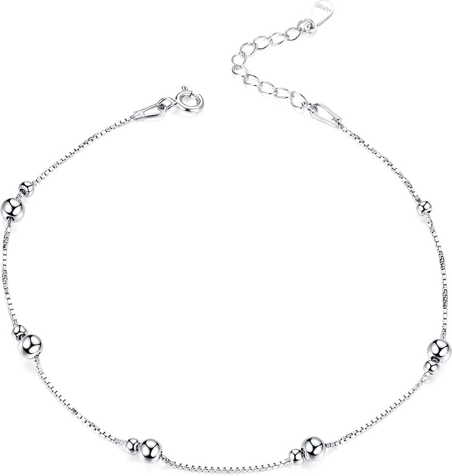 

Браслет на ногу из серебра р. 21-25 bamoer SCT005, SCT005