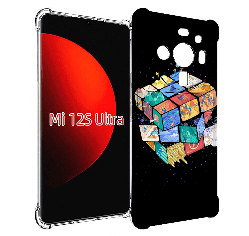 

Чехол MyPads Кубик-Рубика для Xiaomi 12S Ultra, Прозрачный, Tocco