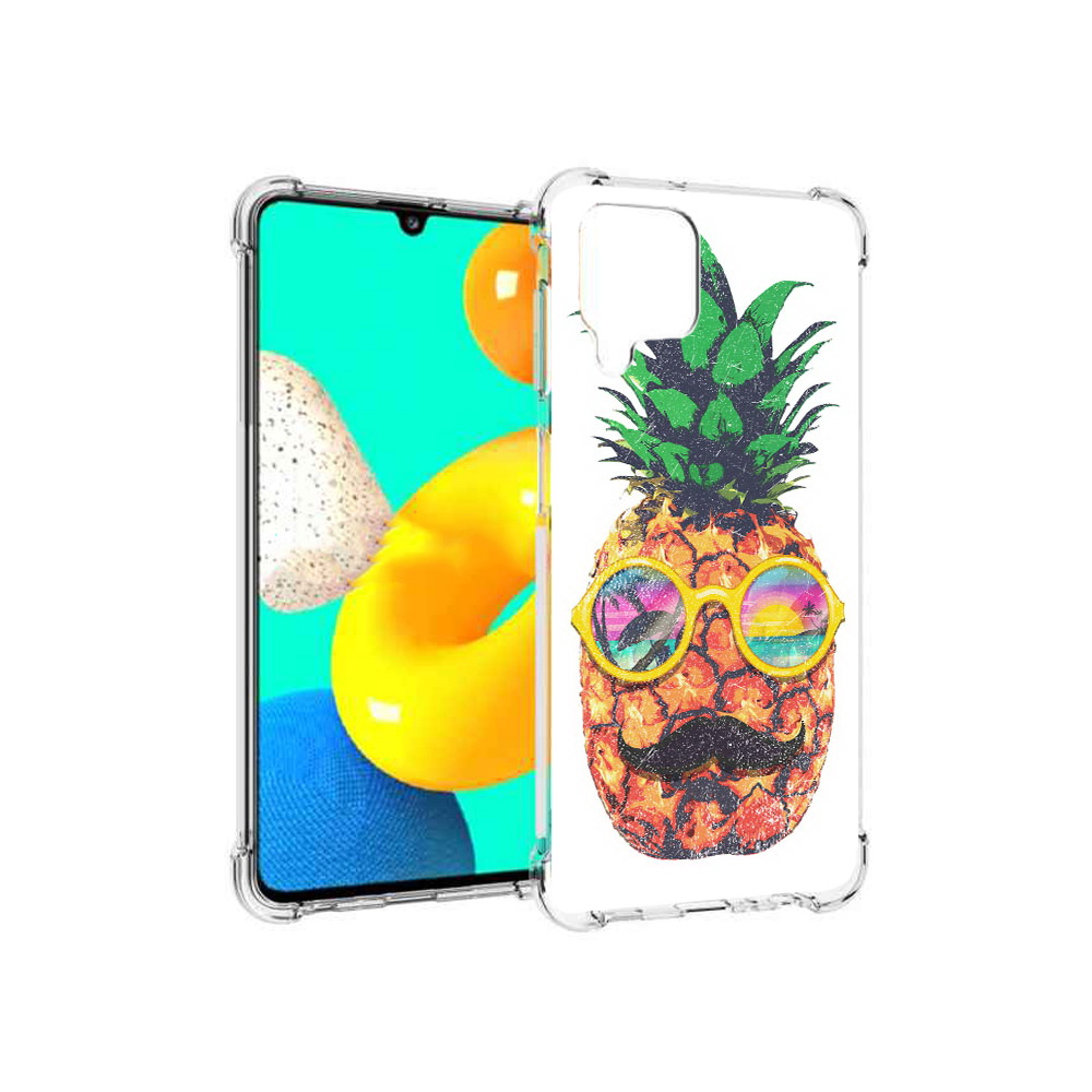 

Чехол MyPads Tocco для Samsung Galaxy M22 прикольный ананас с лицом (PT226931.524.556), Прозрачный, Tocco