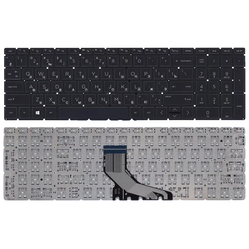 

Клавиатура для HP 250 G7, 255 G7, 256 G7, 17-CA, 17-CA000, 17-BY, 17-BY000 Series, черная