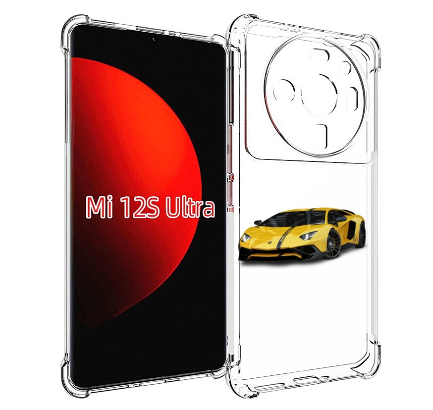 

Чехол MyPads Ламбо мужской для Xiaomi 12S Ultra, Прозрачный, Tocco