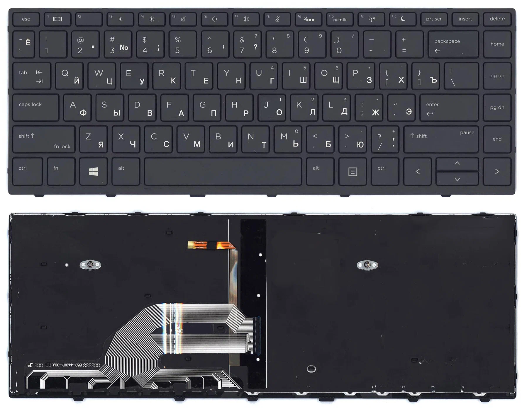 

Клавиатура для HP Probook 440 445 G8 черная