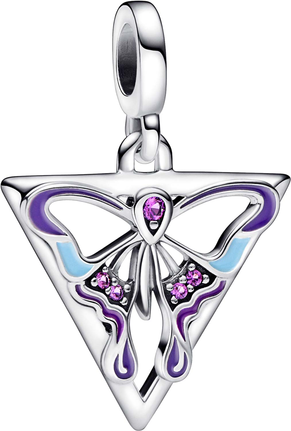 

Разделитель из серебра Pandora 792306C01, фианит, 792306C01