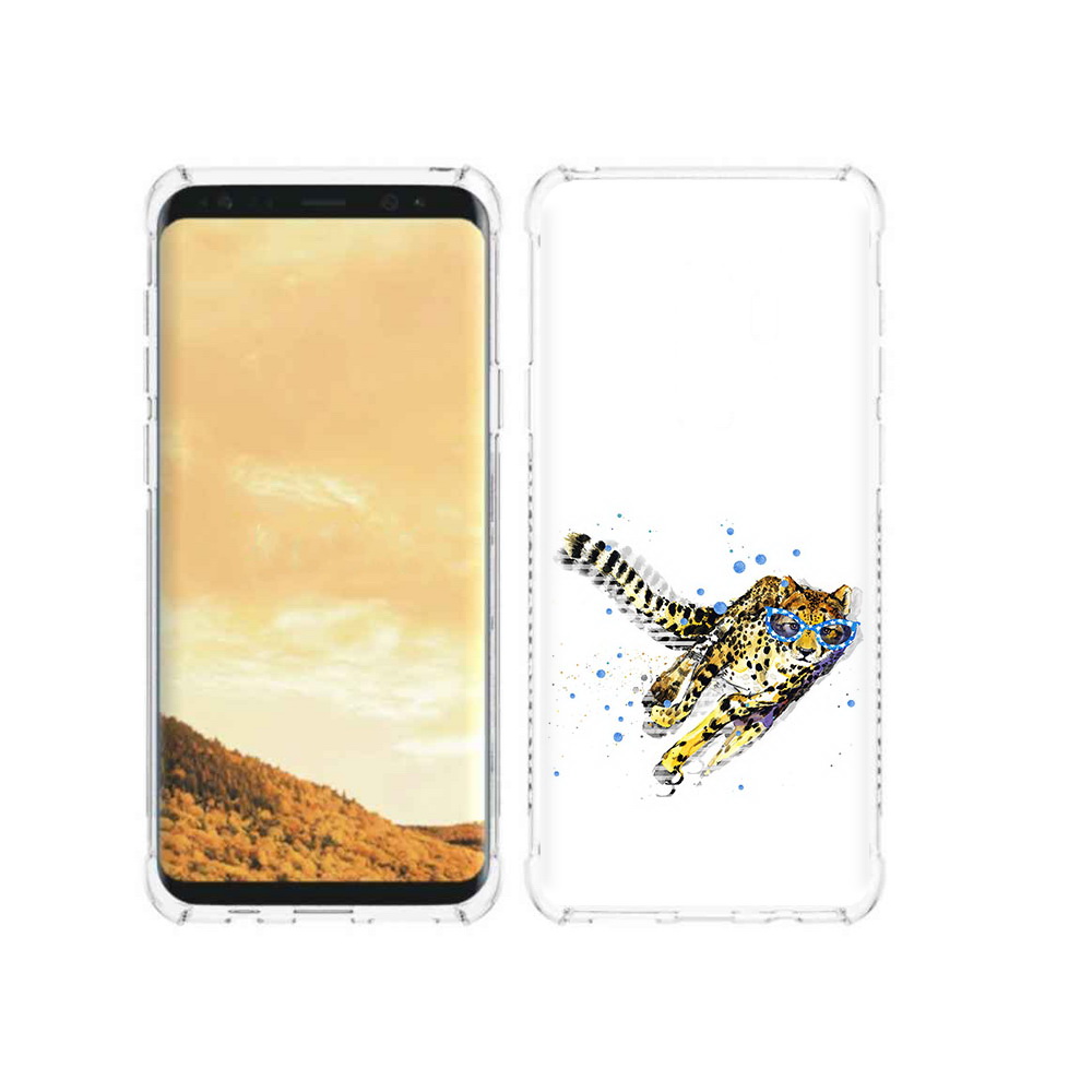 

Чехол MyPads Tocco для Samsung Galaxy S9 гепард в очках (PT98329.588.287), Прозрачный, Tocco