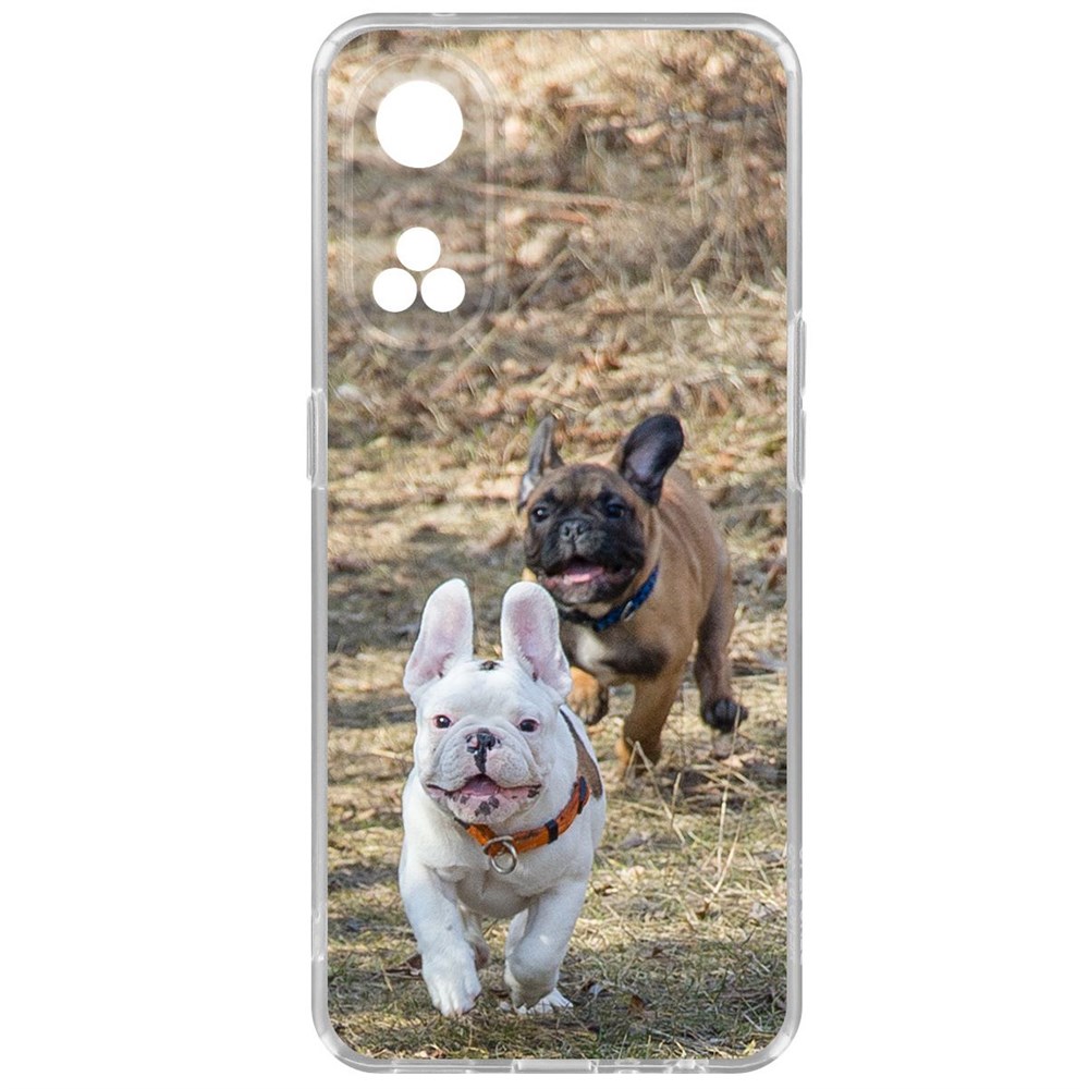 

Чехол-накладка Krutoff Clear Case Догонялки для Oppo Reno8T, Прозрачный