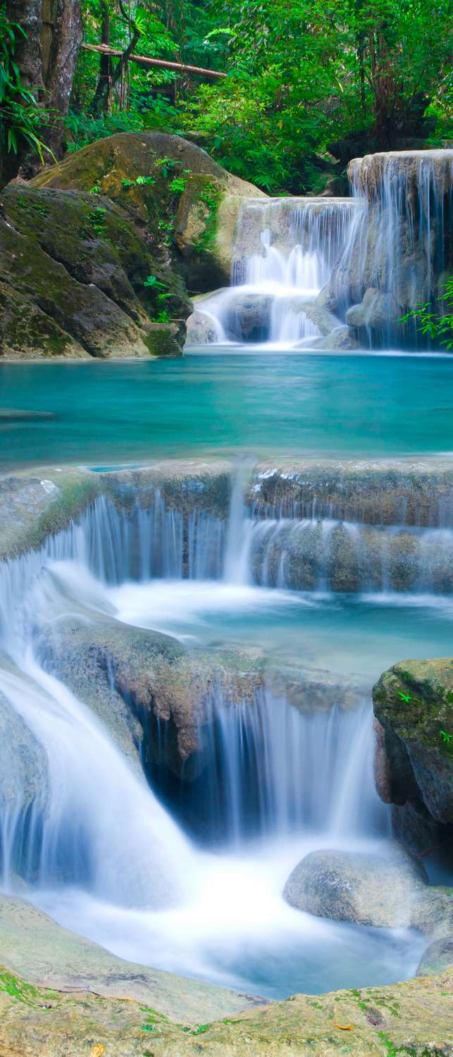 фото Самоклеющиеся фотообои "тайский водопад", 90x210 см фотообои.рф