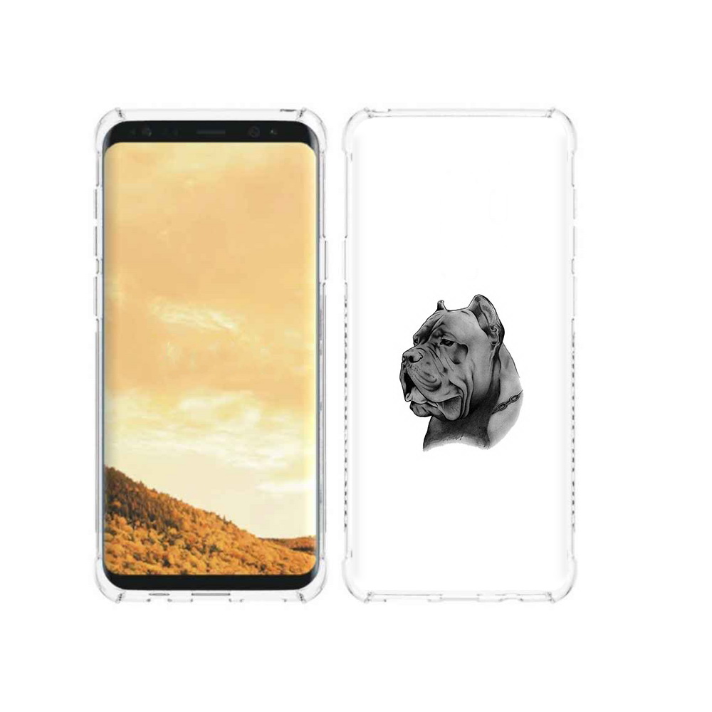 

Чехол MyPads Tocco для Samsung Galaxy S9 грозный бульдог (PT98329.588.300), Прозрачный, Tocco