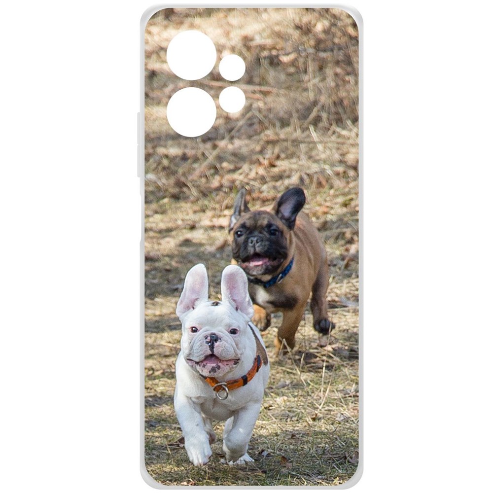 

Чехол-накладка Krutoff Clear Case Догонялки для Xiaomi Redmi Note 12 4G, Прозрачный