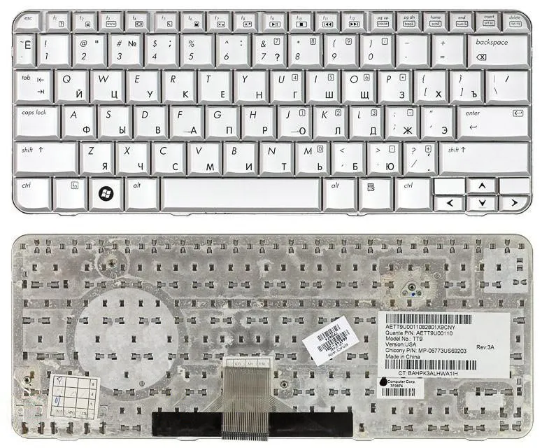 

Клавиатура для HP Pavilion TX1000, TX2000 Series