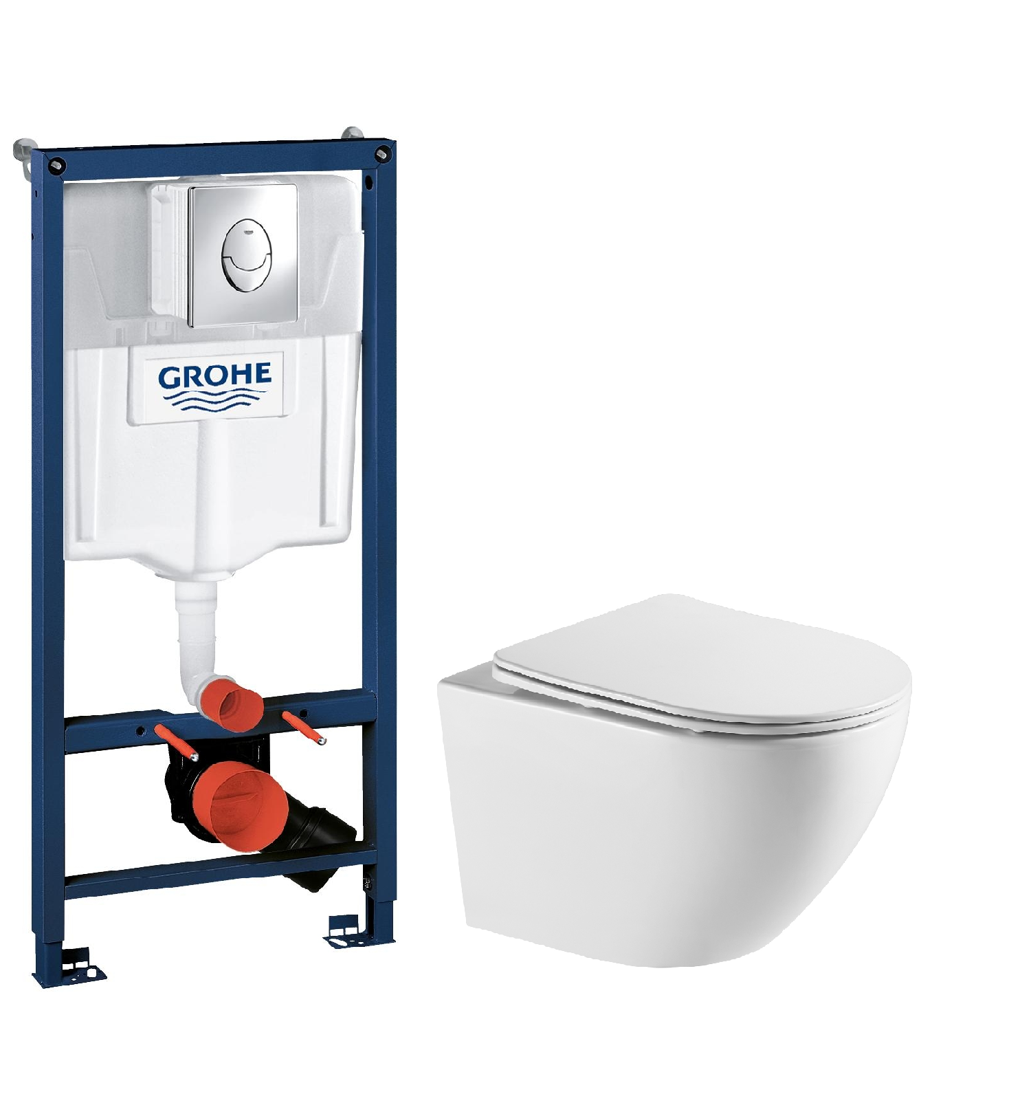 Комплект инсталляция Grohe 38721001 кнопка хр.овал+Унитаз Azario Grado торнадо AZ0046UQ3 ручной культиватор торнадо