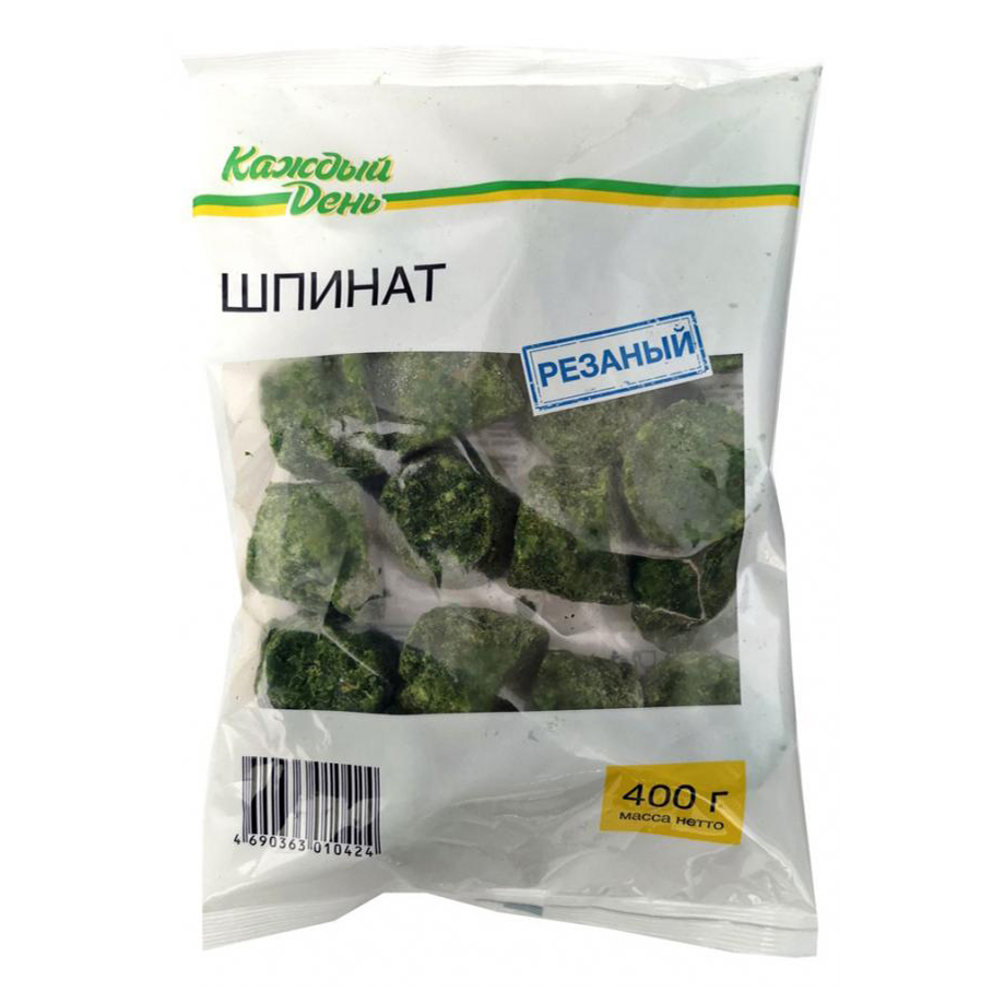 

Шпинат Каждый день резаный замороженный 400 г